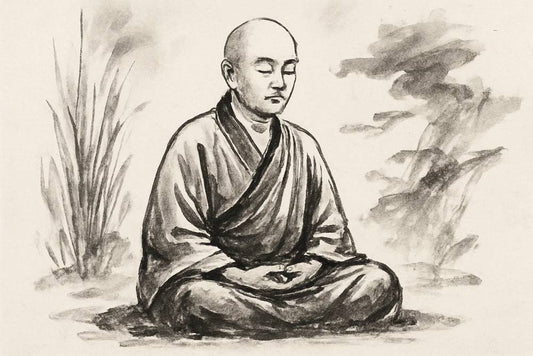 Shikantaza: A Monk sitting still
