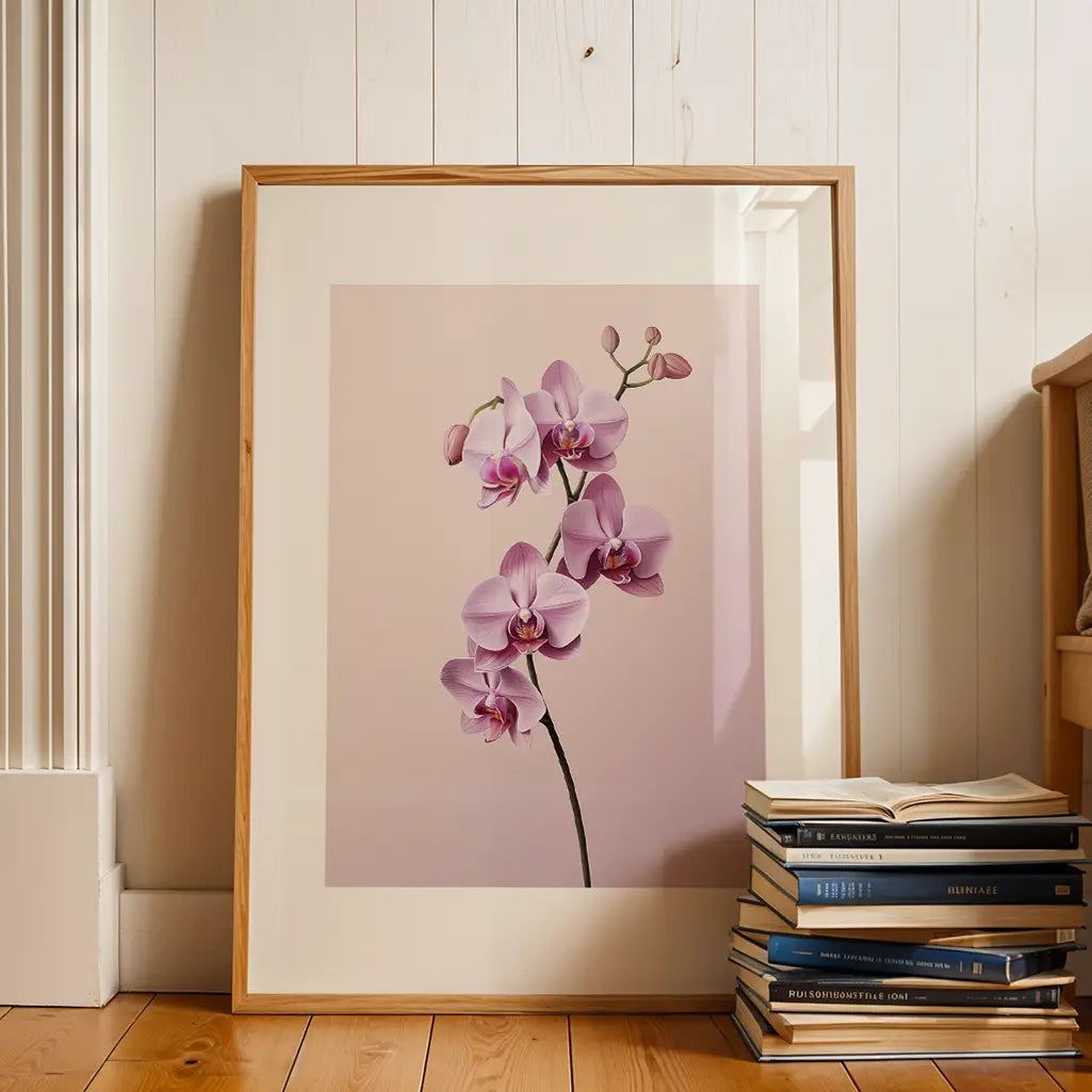 Pink Orchid Poster