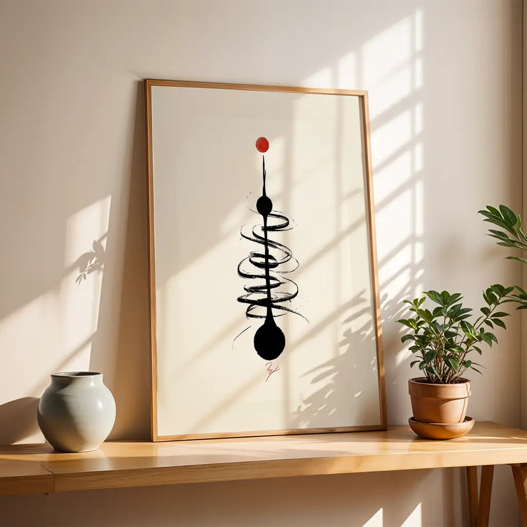 Unalome Art Poster