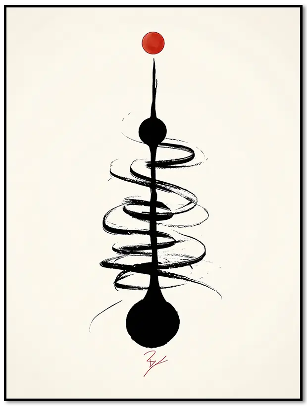 Unalome Art Poster