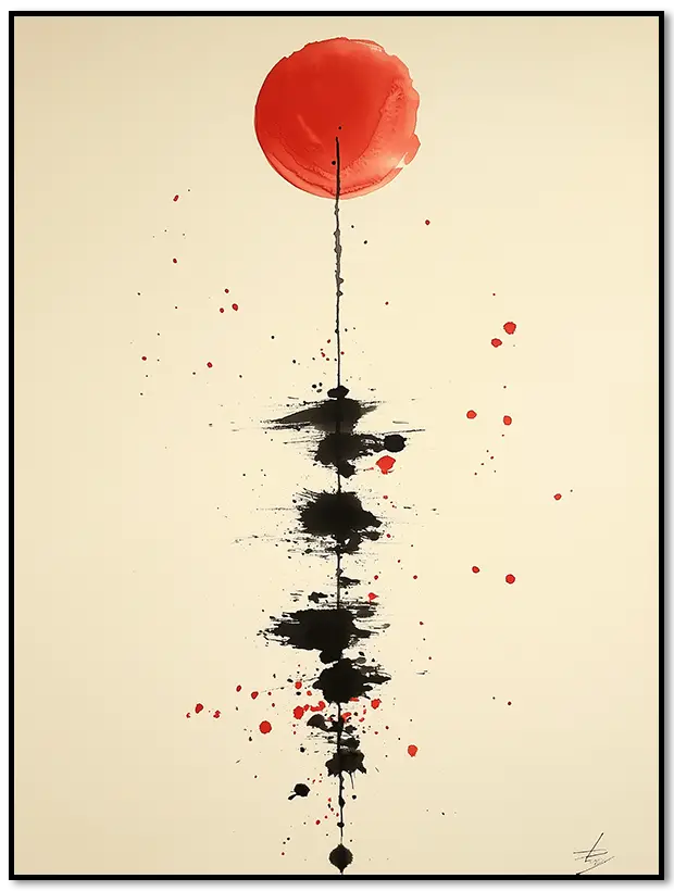 Sunrise Unalome Poster