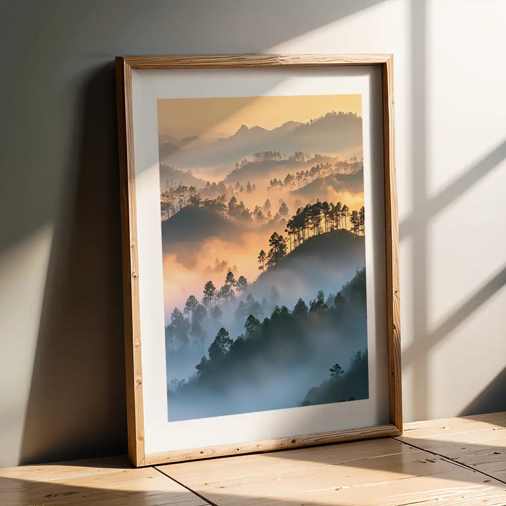 Photo Poster: Forest Hills in Pastel Colors