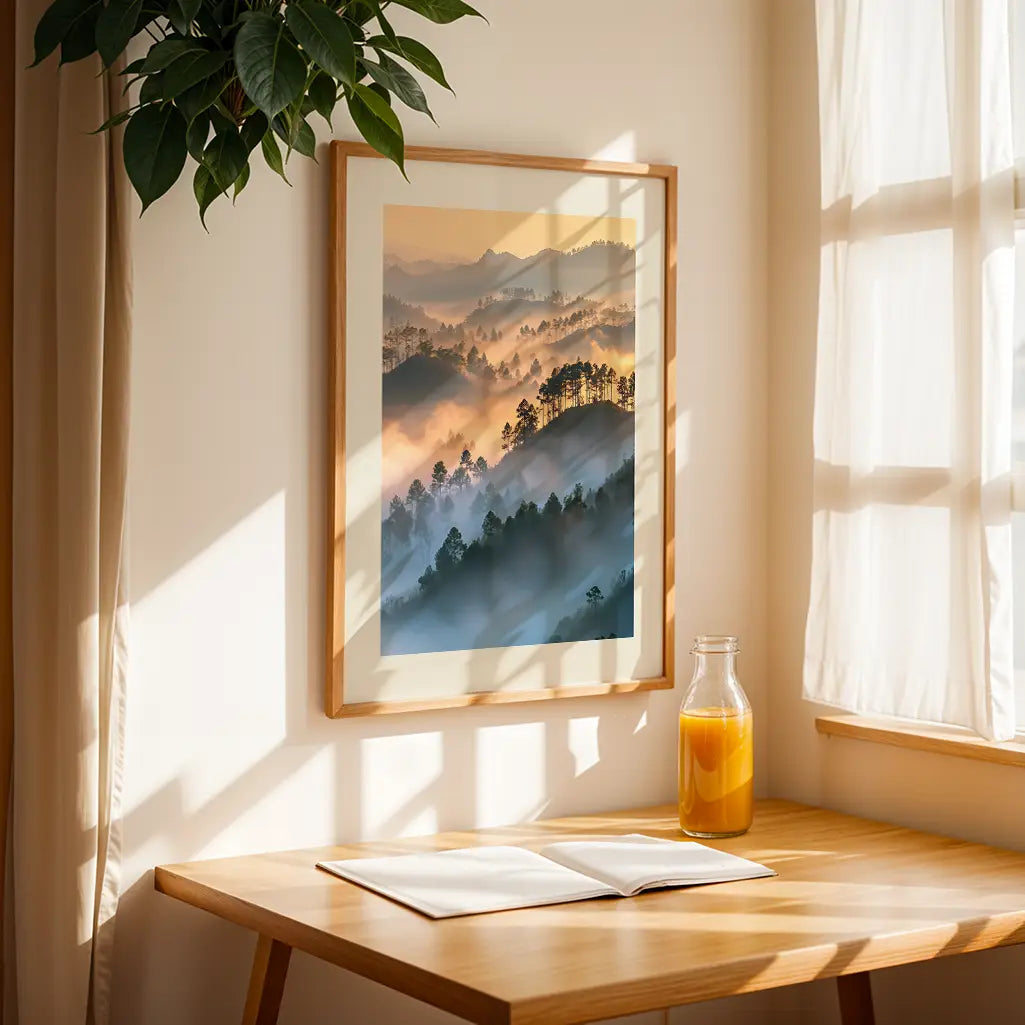 Photo Poster: Forest Hills in Pastel Colors