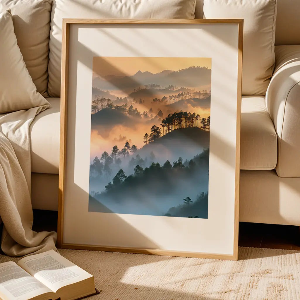 Photo Poster: Forest Hills in Pastel Colors