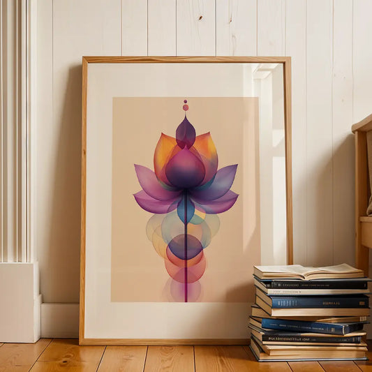 Lotus Unalome Print