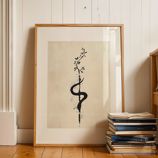 Unalome Ink Art Print