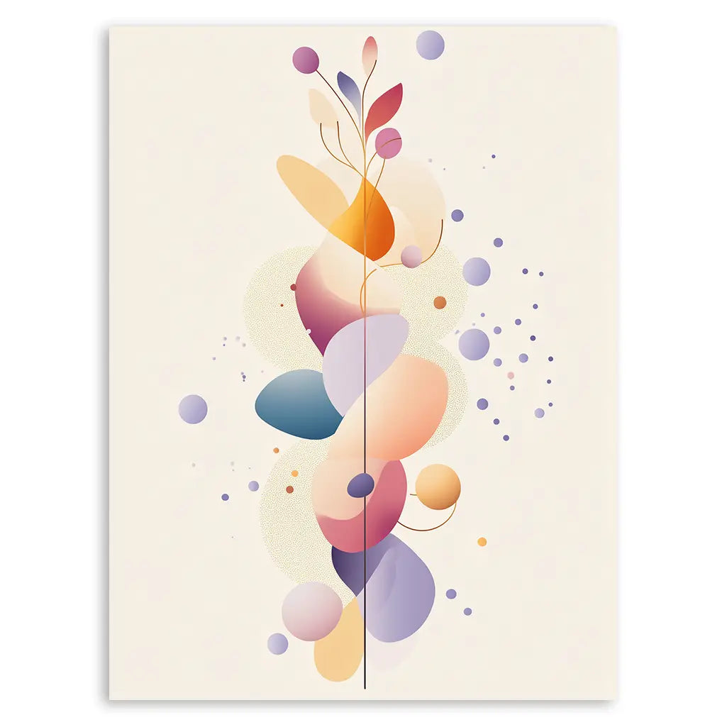 Unalome Print in Pastel Colors