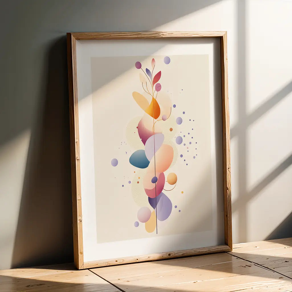 Unalome Print in Pastel Colors
